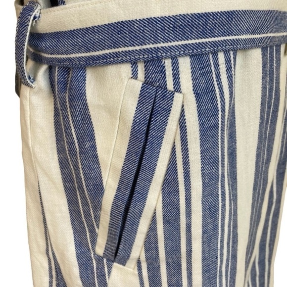 Anthropologie Elevenses Lagenlook Boho Striped Linen Duster Kimono Jacket Sz S - Picture 7 of 16